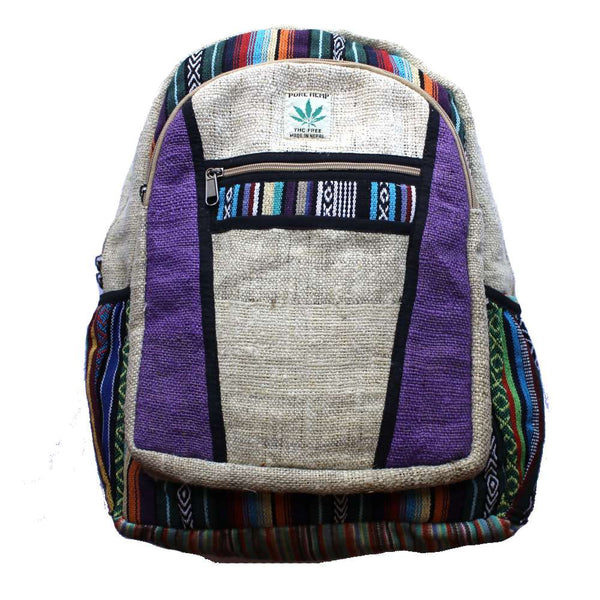 fair trade Himalayan hemp rucksack