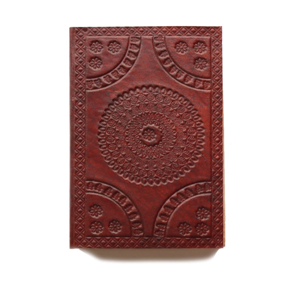 Mandala design Indian Leather Journal
