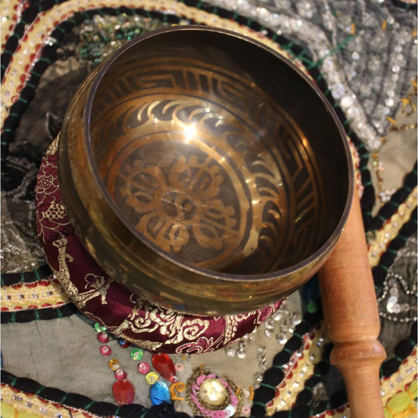 mandala singing bowl from nepal 