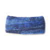 mix knit wool headband blue