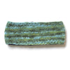 mix knit wool headband green