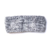 mix knit wool headband grey