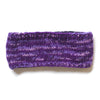 mix knit wool headband purple