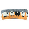 hand-knitted sheep wool headband