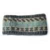 colourful nordic knit wool headband