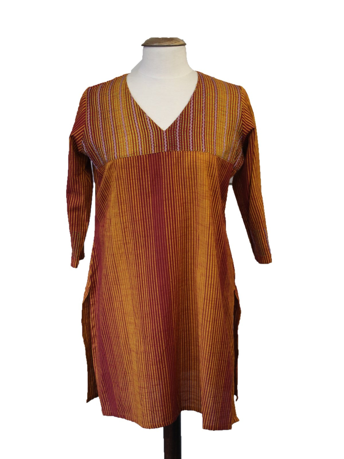 Unifiedclothes Women Fashion Party Indian Kurti Tunic Kurta Top Shirt Dress  SC1030 (UK 20|Bust Size 44