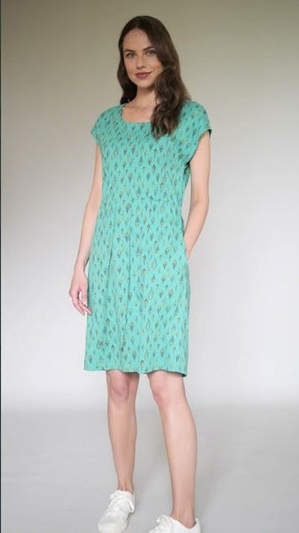 Organic Cotton Shell Print Tunic Dress