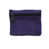 purple hemp coin purse