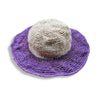 purple hemp cotton sun hat