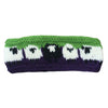 hand-knitted sheep wool headband