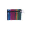 fair trade firelight colourful striped gehri cotton coin purse from Nepal