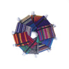 fair trade colourful striped gehri cotton coin purses from Nepal