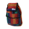 rainbow fair trade mini rucksack made in Nepal