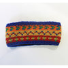 rainbow nordic knit wool headband
