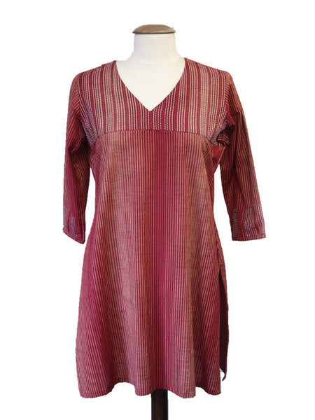 Indian Kurta Style Tunic Top