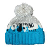 sheep dog wool bobble hat