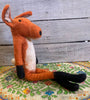 sitting fox felt animal