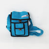 small fair trade shoulder bag in turquoise