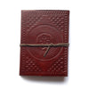 star embossed leather journal from india