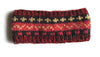 colourful nordic knit wool headband