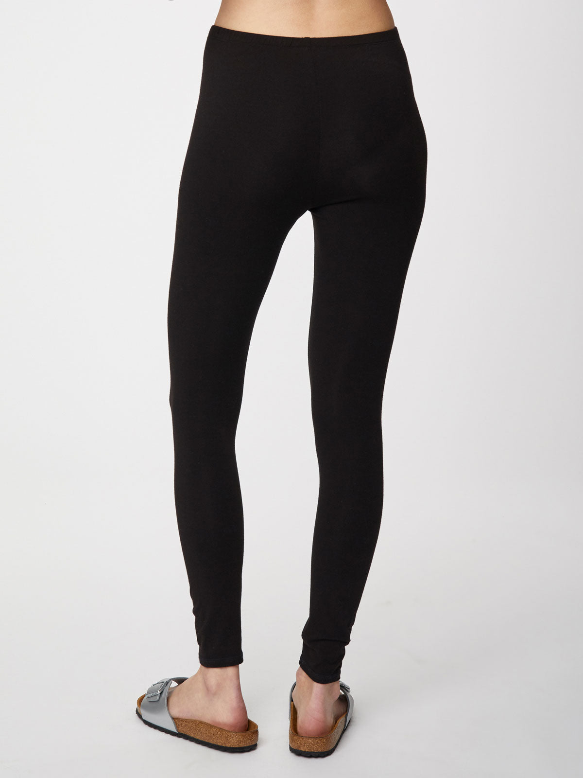 Soft Organic Cotton Leggings - Black – Baselayers