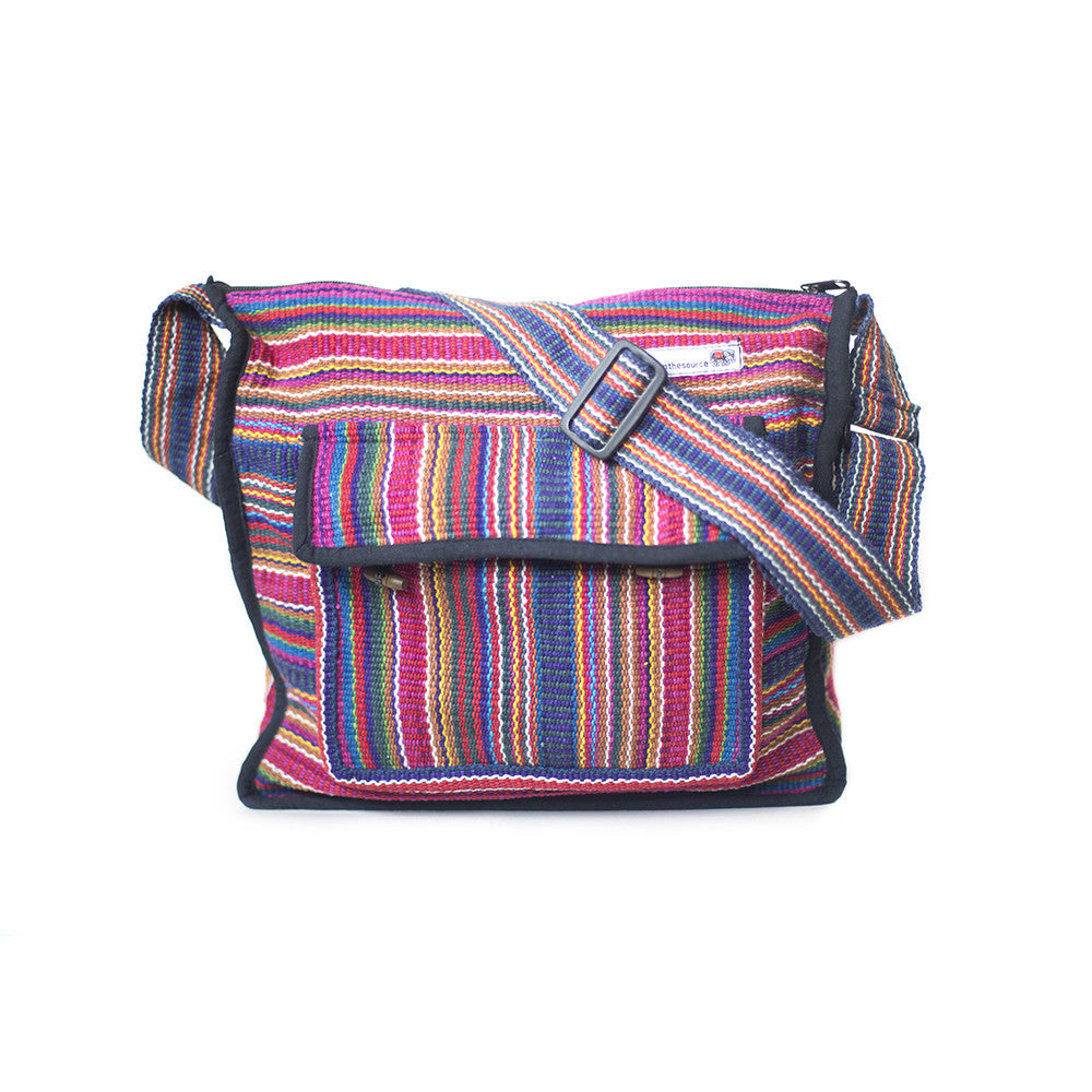 zip top shoulder bag From The Source